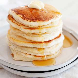Fluffy Pancakes with Regular Yogurt