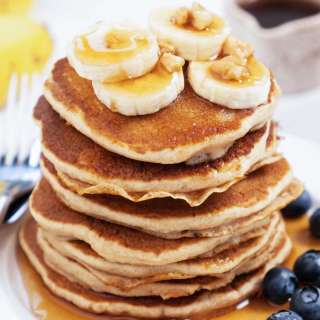 Cottage Cheese Banana Pancakes