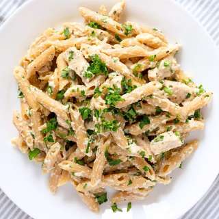 Alfredo with Penne Pasta