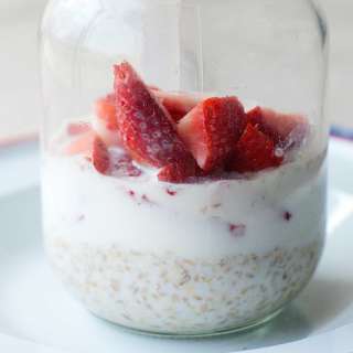 Strawberry Overnight Steel Cut Oats Recipe