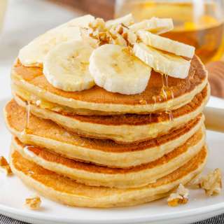 3 Ingredient Banana Pancakes