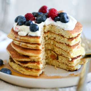 Cottage Cheese Almond Flour Pancakes