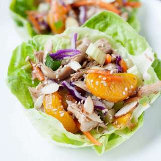Asian Chicken Salad Lettuce Wraps