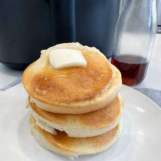 Fluffy Air Fryer Pancakes