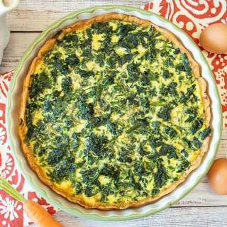 Spinach Feta Quiche