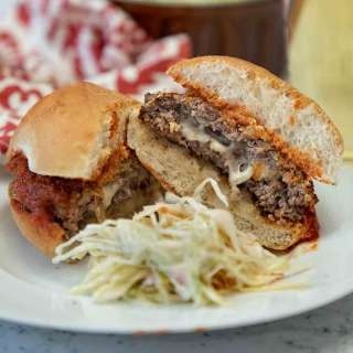 Stuffed Pizza Burger