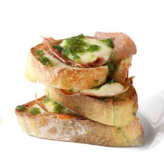 Prosciutto Caprese Bruschetta