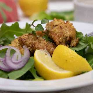 New Orleans Fried Oyster Salad