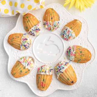 Vanilla Confetti Madeleines