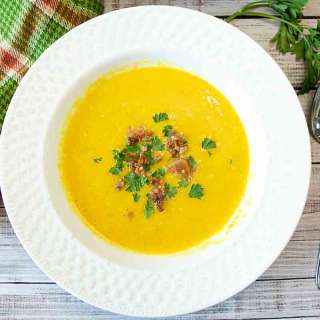 Butternut Beer Cheese Soup
