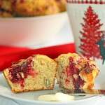 Cranberry Swirl Muffins