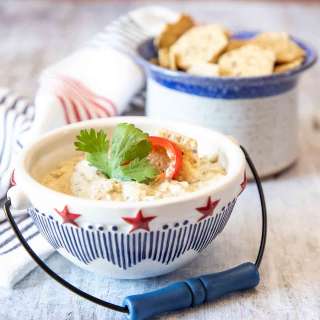 Eggplant Dip with Goat Cheese