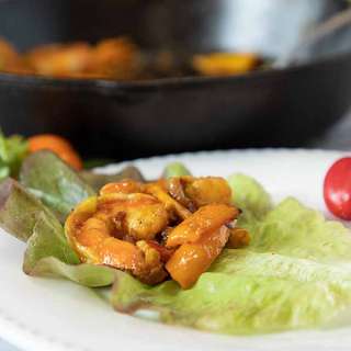 Thai Shrimp Lettuce Wrap