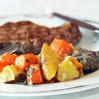 Blue Cheese Roasted Vegetables