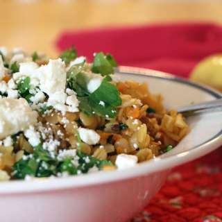 Warm French Lentils