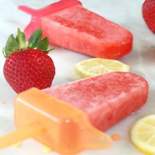 Strawberry Lemonade Popsicles