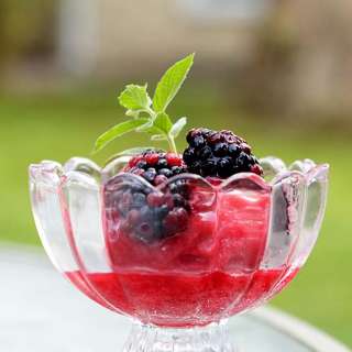 Raspberry Rosé Sorbet