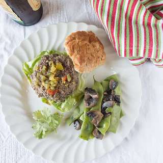 Mushroom Beef Burger