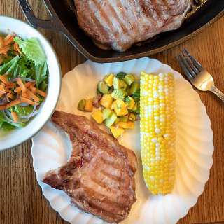 Mango Salsa & Pork Chops