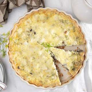 Whitefish Dill Quiche