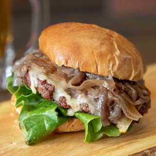 Caramelized Onion Burger
