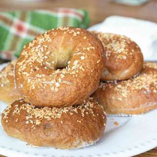 Homemade Onion Bagels