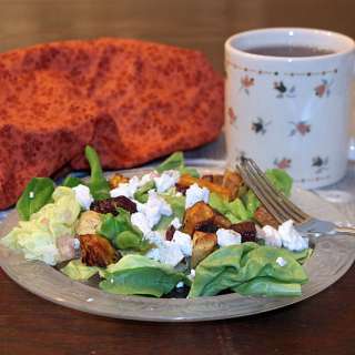 Roasted Vegetable Salad with Macadamia Nut Vinaigrette