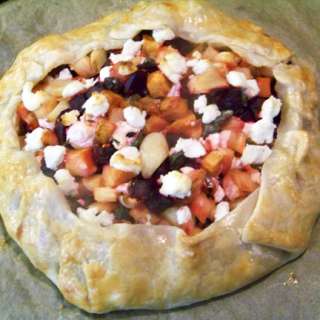 Goat Cheese and Roasted Vegetable Galette