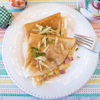 Easy Ham and Cheese Crepes