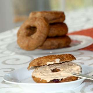 Multigrain Pumpkin Cranberry Bagels