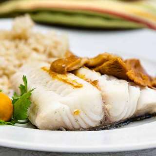 Sablefish with Chanterelles