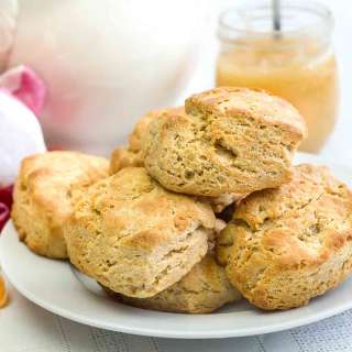 Hearty White Whole Wheat Biscuits