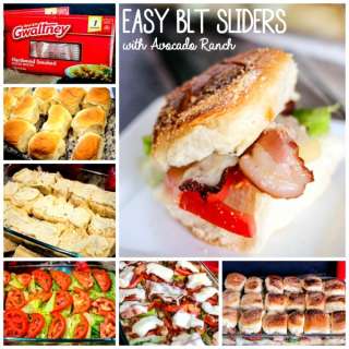 Easy BLT Sliders with Avocado Ranch