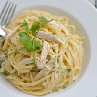 White Chicken Spaghetti
