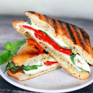 Roasted Red Pepper Grilled Cheese