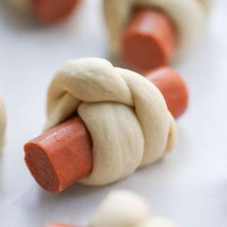 Garlic Knot Hot Dogs