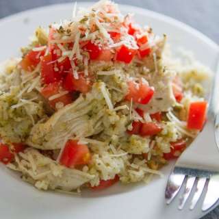Pesto Chicken and Rice Casserole