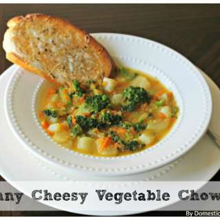 Cheesy Vegetable Chowder - Skinny Makeover!