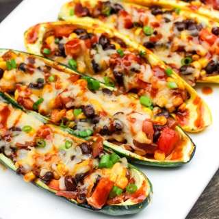 Southwestern Stuffed Zucchini Boats