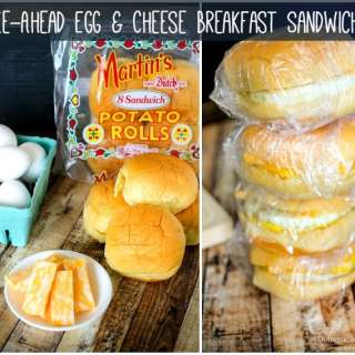 Make Ahead Egg & Cheese Breakfast Rolls