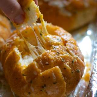 Cheesy Pull Apart Garlic Bread
