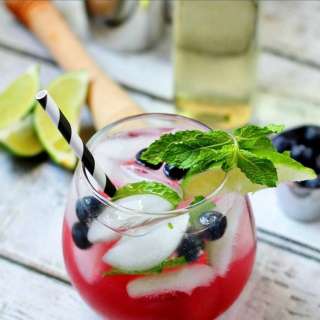Blueberry Mojitos