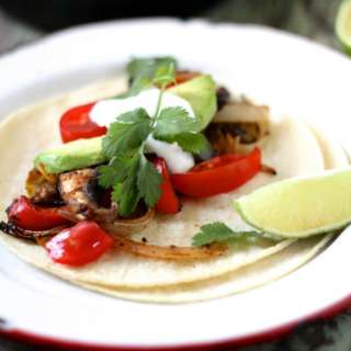 Naturally Gluten Free Vegetarian Fajitas