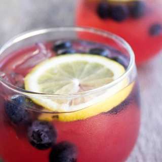 Spiked Blackberry Lemonade Punch