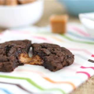 Salted Caramel Brownie Cookies