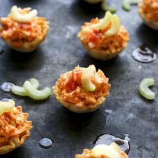 Buffalo Chicken Salad Bites