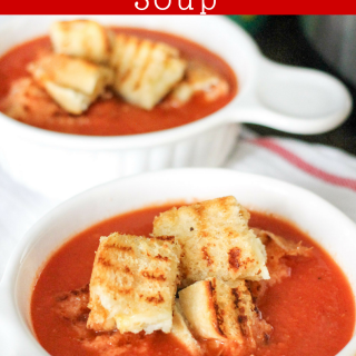 Instant Pot Roasted Red Pepper Soup