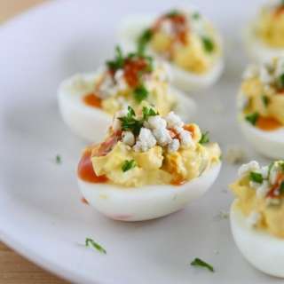 Buffalo Deviled Eggs
