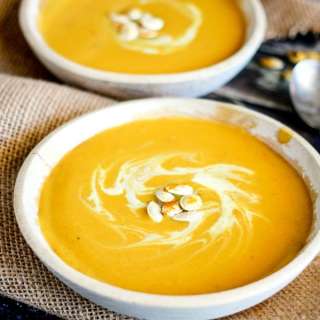 Pumpkin Coconut Curry Soup