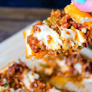 Sloppy Joe Stuffed Bread